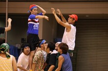 絶対に負けられないトレンディエンジェル斎藤！頭皮をさらけ出さないために！ (c)フォトプロ