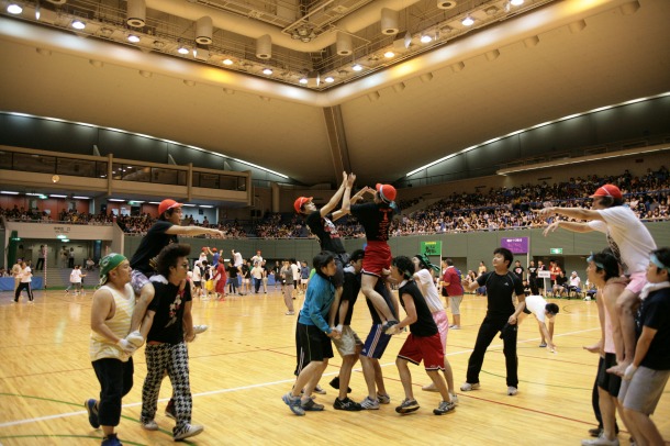 第5種目「30体騎馬戦」では白熱する肉弾戦が！ (c)フォトプロ