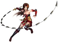 ｢戦国無双3」から登場する新キャラクター、甲斐姫。