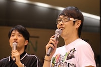 MCのハローバイバイ金成とポテト少年団菊地が登場。太鼓とホラ貝が鳴り響き、いよいよ選手入場！ (c)フォトプロ