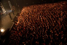4月の武道館ライブと同じく、MCも演出も最小限のシンプルなステージ。集まったKISSESはこのステージに込めた6人の想いをしっかり受け止め、全神経をステージ上に集中していた。