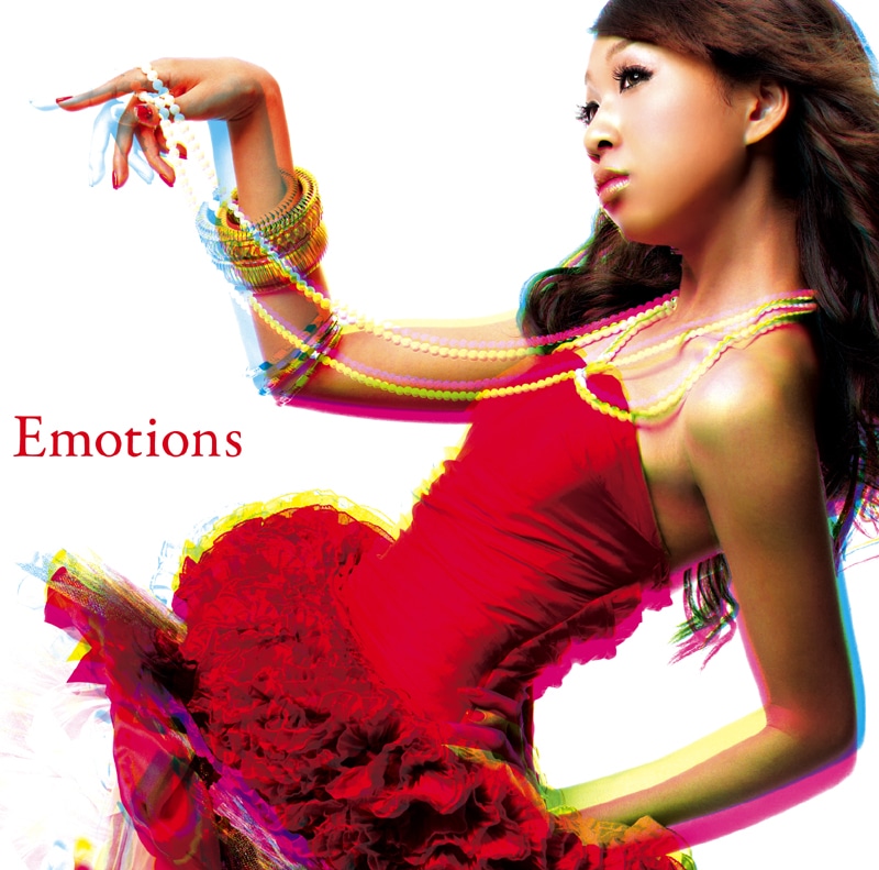 初回限定盤とは微妙にテルマの角度が異なった「Emotions」通常盤ジャケット。