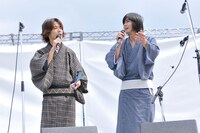 オフィシャルサイトではフェス当日の“ごみゼロキャンペーン”ボランティアスタッフを募集中（写真は昨年の音博開会宣言の様子）。