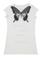 初回盤Aに封入されるTシャツ（白ボディ×黒プリント）バックプリント