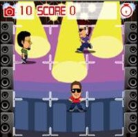 タイミングゲーム「Photograph」ゲーム画面。