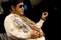 エアギター世界選手権で2年連続チャンピオンとなったダイノジ大地。