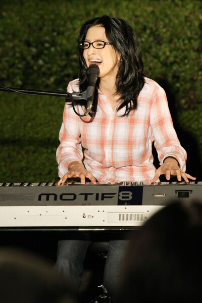 ロマンチックな椿山荘でのライブに、40人は酔いしれた。