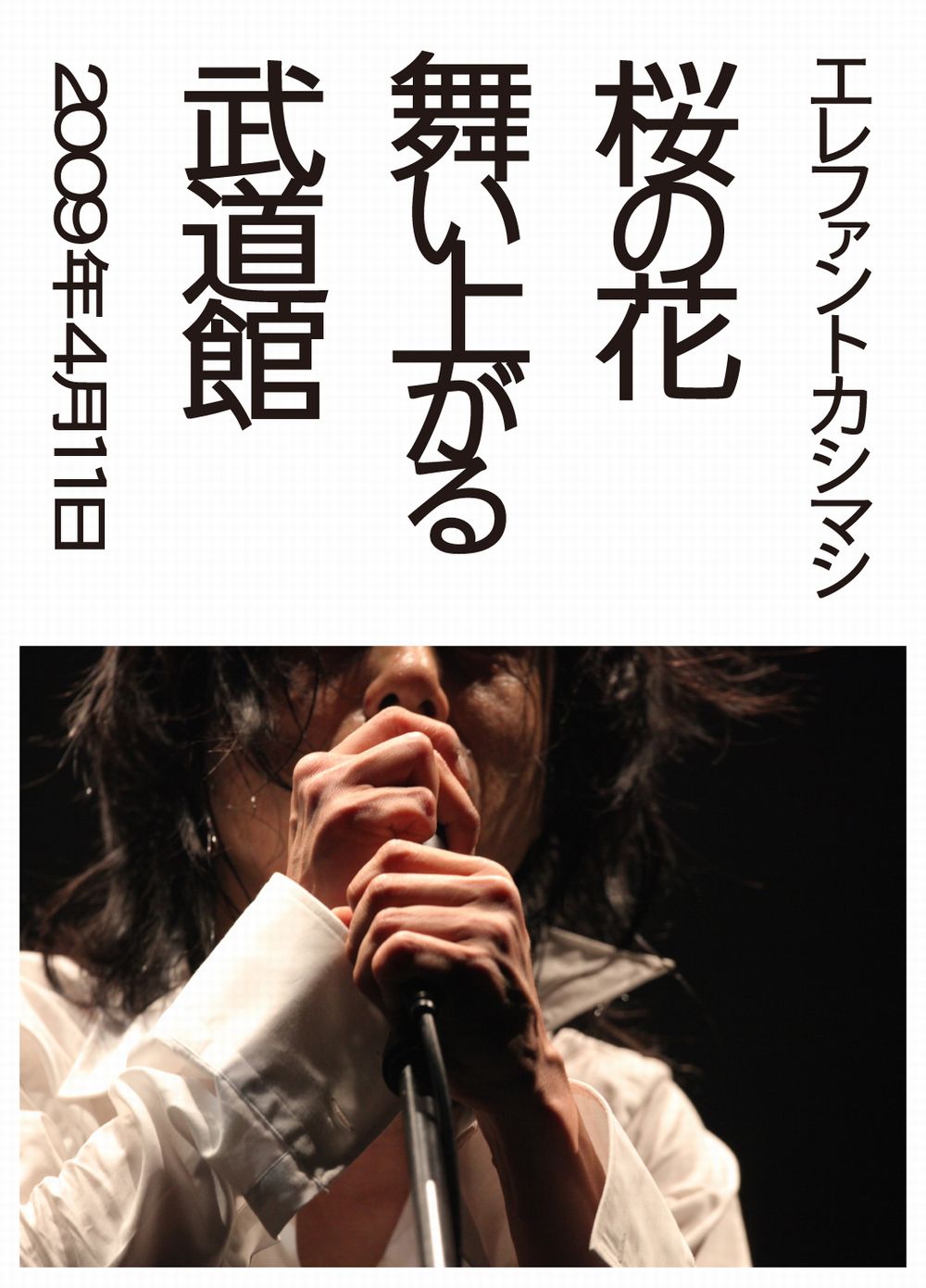 写真はライブDVD「桜の花舞い上がる武道館」のジャケット。初回限定盤はスペシャルパッケージ仕様となるほか、72ページにおよぶライブ写真集が付属する。
