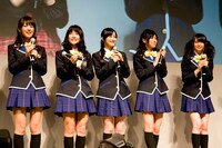 「手のひらの勇気」を歌い終えたときめきアイドリング!!!。
