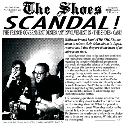 1stアルバム「SCANDAL」は、その名のとおりスキャンダル記事のようなジャケットデザイン。