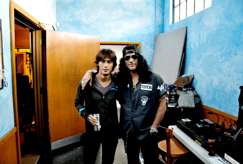稲葉浩志とSLASH。