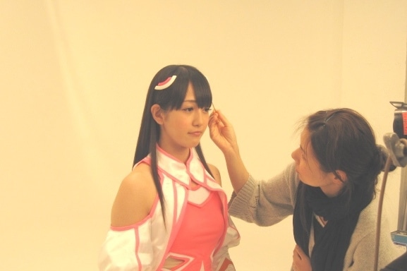 CM撮影の様子