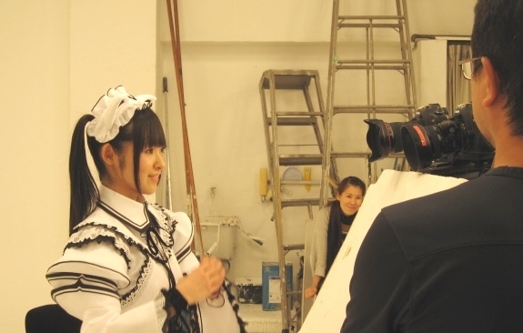CM撮影の様子
