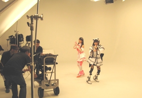 CM撮影の様子