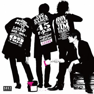 THE BAWDIESは11月4日に限定生産シングル「IT’S TOO LATE」をCD、アナログEPの2形態でリリースする（写真はアナログ盤ジャケット）。