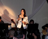 冬美は「今日はドキドキしながらも一生懸命、心を込めて歌わせていただきました。今の自分の力を出し切ったと思います」と笑顔を見せた。