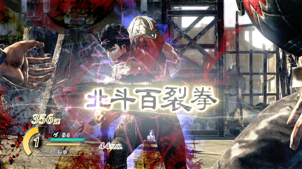 「北斗」と「無双」による最強のコラボレーション。ゲーム中では北斗百裂拳などおなじみの必殺技も繰り出すことができる。※画面は開発中のものです。（C）武論尊・原哲夫/NSP 1983 版権許諾証K01-001（C）KOEI Co., Ltd. All rights reserved.