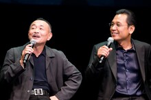 原作者の武論尊（左）、作画担当の原哲夫（右）が、今だからこそ話せる（？）「北斗の拳」制作秘話を公開。