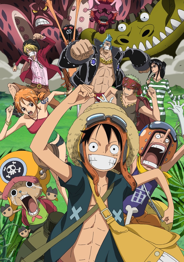 「ONE PIECE FILM STRONG WORLD」は、「ONE PIECE」のアニメ化10周年を記念した作品。尾田は映画のためにオリジナルストーリーを執筆したほか、設定資料となる120枚以上のラフ画を描き起こしたとのこと。(C)尾田栄一郎／集英社・フジテレビ・東映アニメーション （C)「2009 ワンピース」製作委員会　