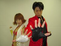 テクマクジャンクション。写真左から坪木菜果、佐々木淳平。