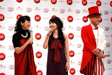 「MUSIC JAPAN」の収録裏話に花を咲かせる関根麻里と水樹奈々。