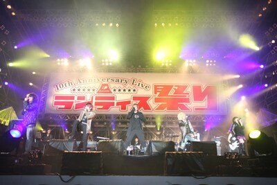 写真は昨年9月27日の「ランティス祭り」大トリを務めたJAM Projectのライブシーン。