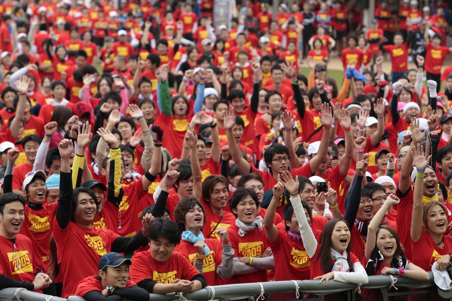 「NIKE+ THE HUMAN RACE 10K」会場の様子。