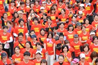 「NIKE+ THE HUMAN RACE 10K」会場の様子。