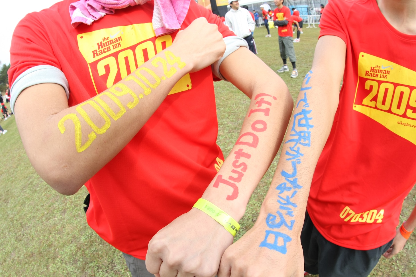「NIKE+ THE HUMAN RACE 10K」会場の様子。