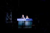 司会を務めたのは宮本隆治、久保純子の2人。