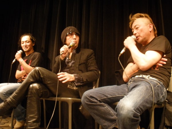 左から日野研二、PANTA、仲野茂。