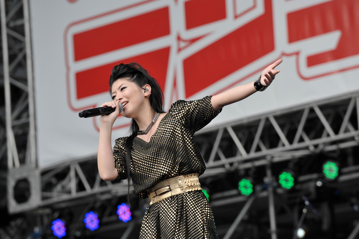 茅原実里 in「ランティス祭り」