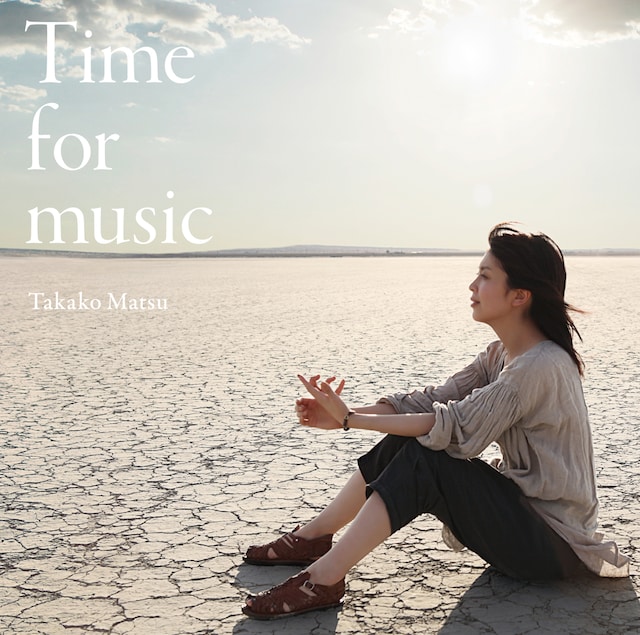 アルバム「Time for music」には父・松本幸四郎（当時は市川染五郎）1967年のヒットソング、「野バラ咲く路」のカバーを含む10曲を収録（写真は通常盤ジャケット）。