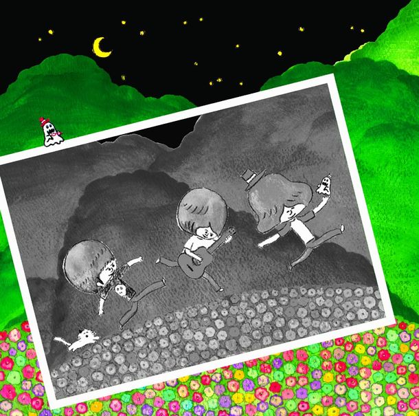 ジャケットを担当したのは大分在住のイラストレーター今井杏。雑貨屋で彼女のポストカードやポスターを見た三沢がその絵に一目惚れしてオファーしたという。