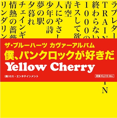 黄色と赤のボーダーに文字情報のみが配置されたシンプルかつインパクトのあるジャケットデザイン。