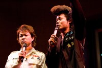 イベントでMCを務めたバッドボーイズの2人。