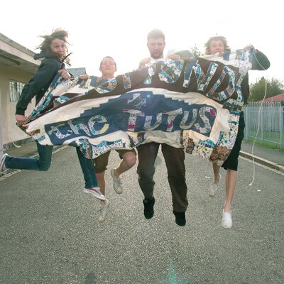 12inchアナログ「DESMOND & THE TUTUS EP」のジャケット写真。