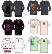 Chara×TOWER RECORDS×UNIQLOコラボレーションUTラインナップ。なお、タワレコとユニクロのコラボは今回が初。