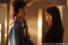 仲里依紗と中尾明慶の初共演作となった2009年3月公開の映画「時をかける少女」のワンシーン。