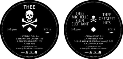「『THEE GREATEST HITS』-THEE VINYLS-」レーベル面