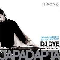 ミックスCD「JAPADAPTA MIXED BY DJ DYE [THA BLUE HERB] 」のジャケット写真。