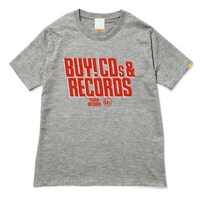 平成不況を吹き飛ばすメッセージ「BUY! CDs&RECORDS」。2010年の音楽シーンはこのTシャツで盛り上げよう。