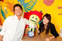 「スペチャ！」のVJ陣、徳光正行・ぺっちゃん・臼田あさ美（写真左より）。ぺっちゃんは今年夏の「SUMMER SONIC 09」で誘拐され、なぜかサイズアップして生還した。写真は誘拐前のもの。