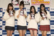 写真左から野呂佳代、高城亜樹、小野恵令奈、北原里英。イベントでは野呂が「私も本当は富士登山に参加する予定だったんですけど、SDN48のレッスンを1カ月間ずっとしてたので、『体がキツイだろう』とスタッフさんに気を遣っていただいたおかげで、海女さんの回に変更になりまして。あのときは本当にありがとうございました」と番組の裏話を明かすと、会場は爆笑の渦に包まれた。
