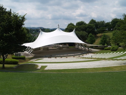 会場となる笠間芸術の森公園。出演アーティストは今後も追加発表が予定されている。