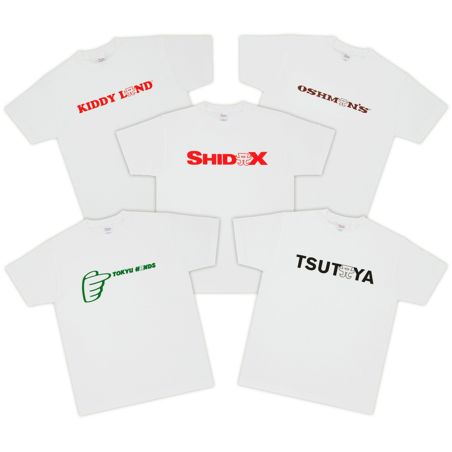 対象5店舗で限定販売されるコラボロゴ入りTシャツ