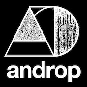 メンバー構成を含め現時点ではプロフィールを公表していないandrop(写真はバンドロゴ)。