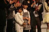 「こども司会者」の大橋のぞみと加藤清史郎。