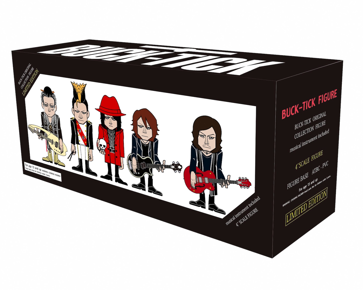 「独壇場Beauty」フィギュア付き完全生産限定盤は、CDとフィギュア5体が封入されたスペシャルBOX仕様（イラストはイメージ画像のため、実際とは異なる場合あり）。