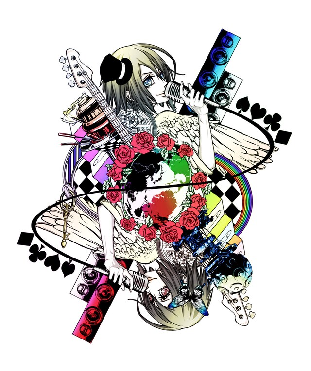 写真はシングル「タナトス feat.ティッシュ姫」ジャケット写真。